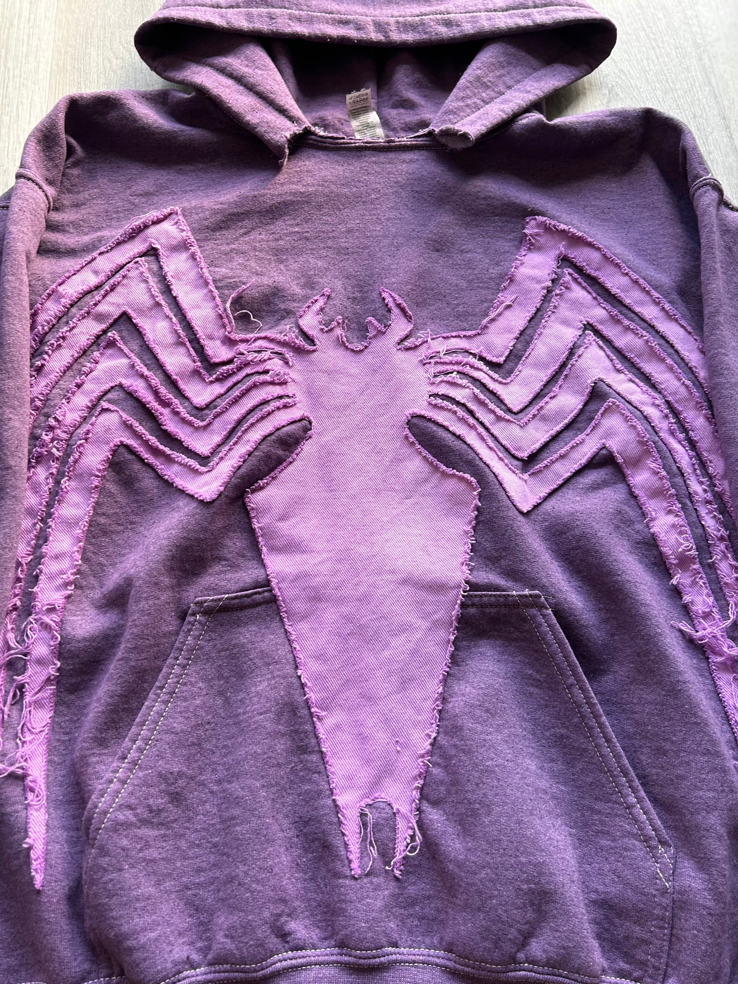 Purple dark venom hoodie