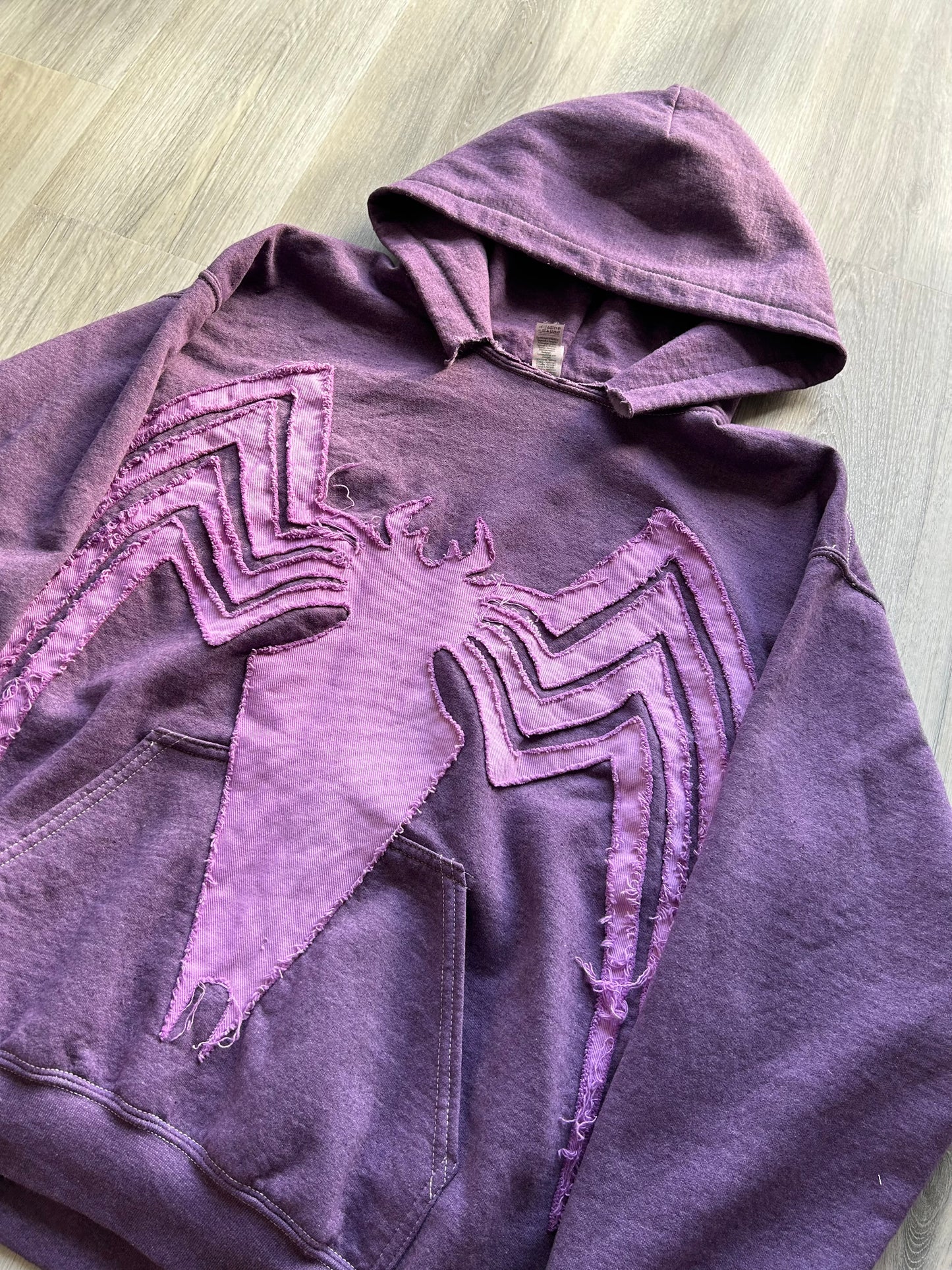 Purple dark venom hoodie