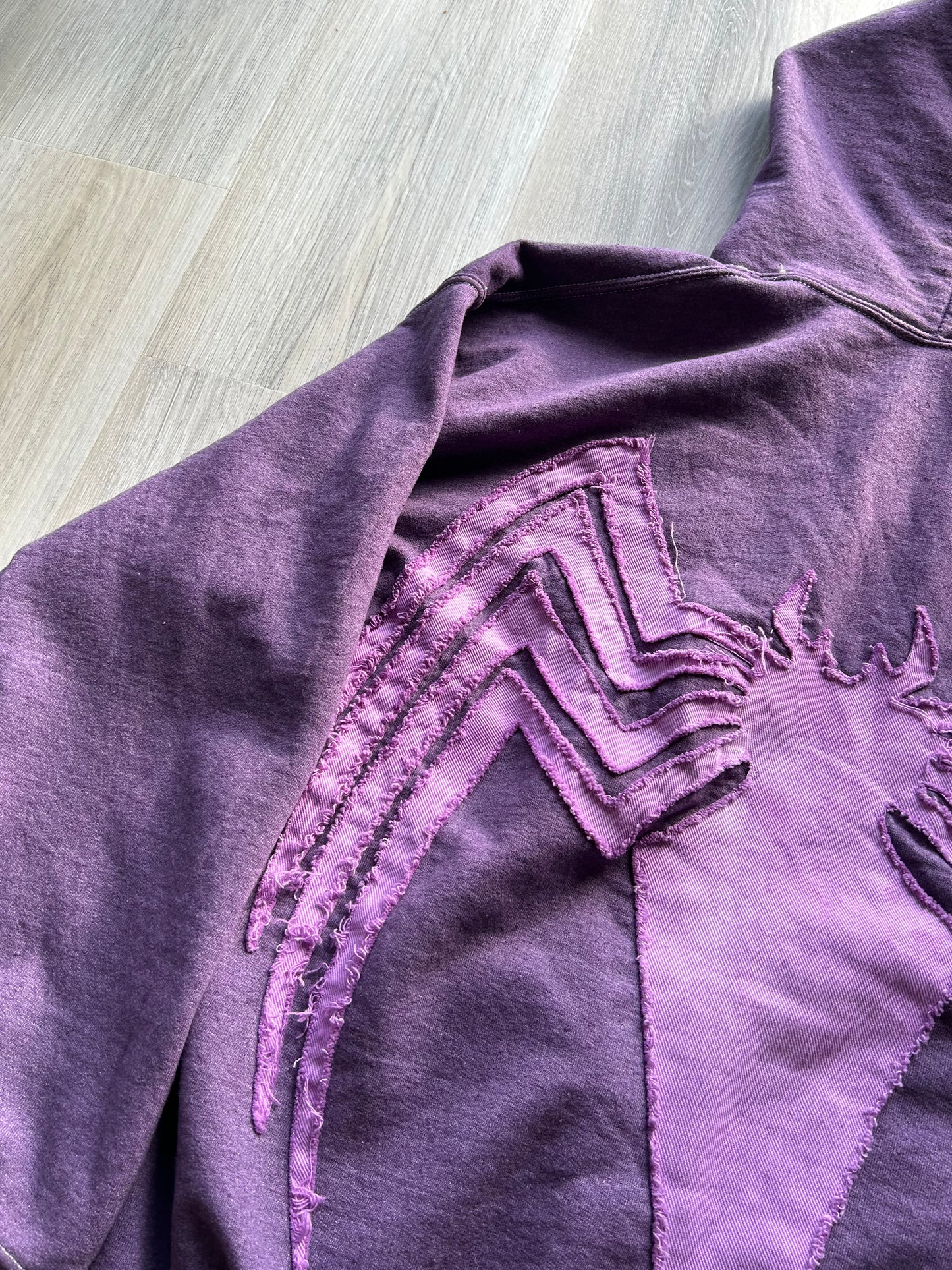 Purple dark venom hoodie