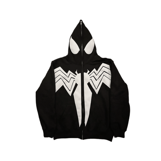 Black spiderman full zipper (Black Friday)